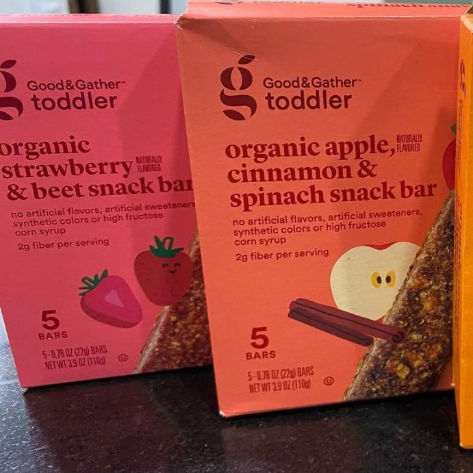 user image by @healthysnacking101, Organic Strawberry And Beet Snack Bars - 3.17oz/5ct - Good &#38; Gather&#8482;