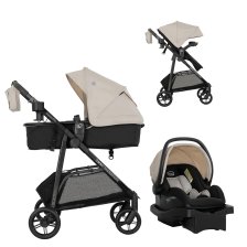 Shop Evenflo Omni Signature Modular Travel System with LiteMax Sport Rear-Facing Infant Car Seat, Coastal Coffee and more