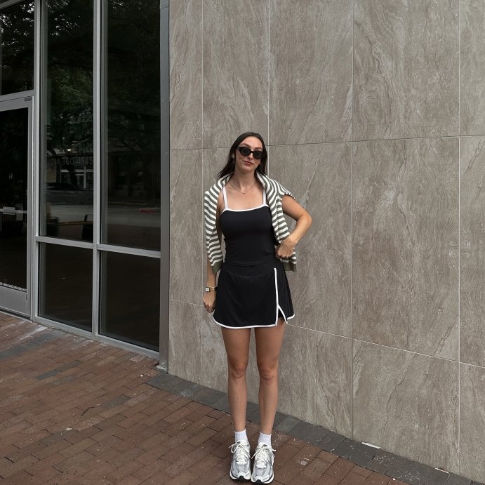 user image by @loveemmarie, Girls&#39; Knit Contrast Trim&#160;Dress - All In Motion&#8482;