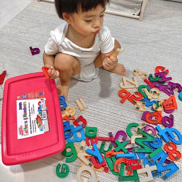 user image by @asianorked, Educational Insights Jumbo AlphaMagnets &#38; MathMagnets Combo Set - 100pc