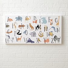 Shop Animal Alphabet Wall Art and more