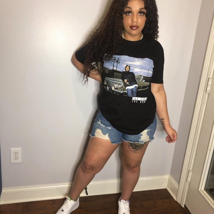 user image by @teetheog__, Men's Ice Cube Short Sleeve Graphic Crewneck T-Shirt - Black