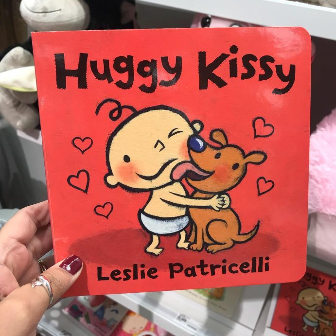 user image by @targetkiddos, Huggy Kissy (Board Book) (Leslie Patricelli)