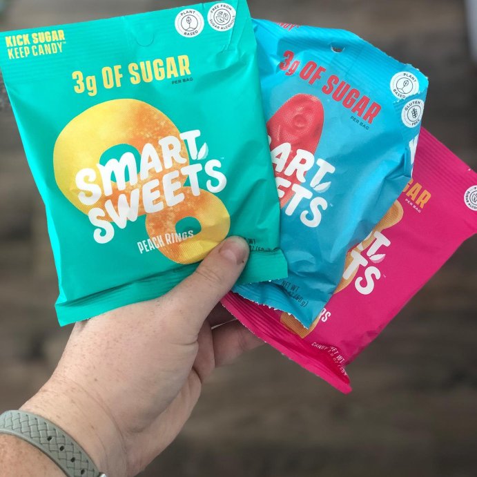user image by @mrssmithww, SmartSweets Peach Rings Sour Gummy Candy - 1.8oz