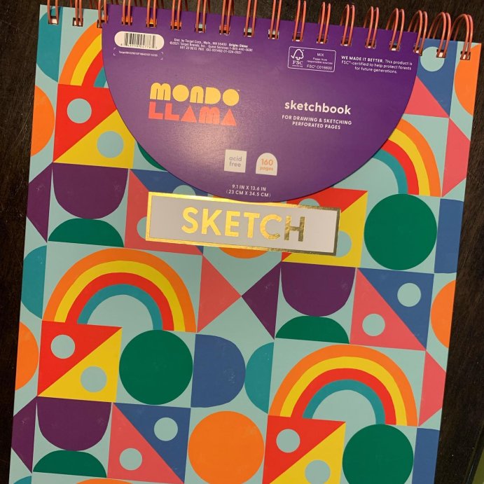 user image by @smartestartists, 9&#34;x13&#34; Shapes Art Sketchbook - Mondo Llama&#8482;