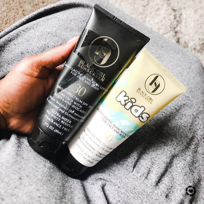user image by @hollomanhomestead, Black Girl Sunscreen Broad Spectrum Infused with Jojoba Oil - SPF 30 - 3 fl oz