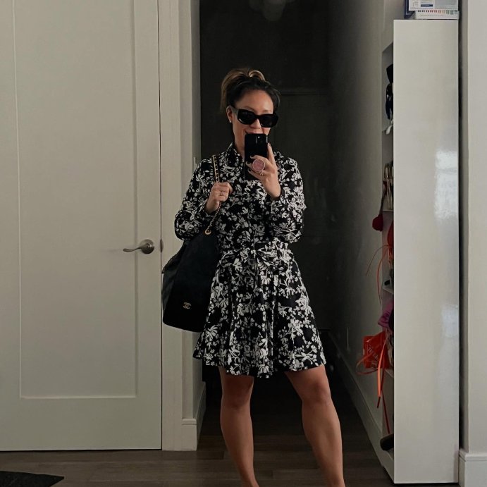 user image by @pantlesssociety, Women's Long Sleeve Mini Shirtdress - A New Day™