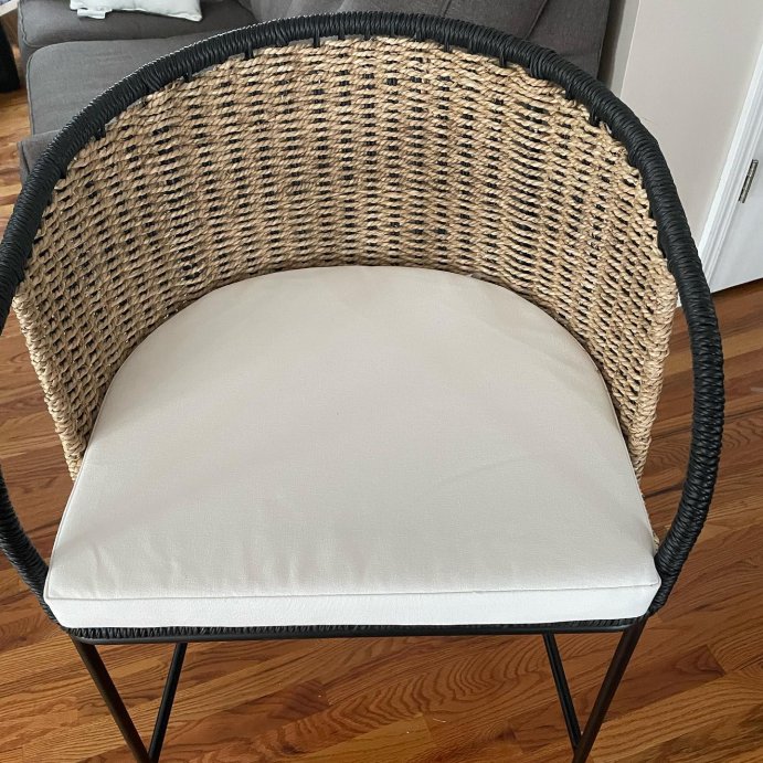 user image by @barbara_bwbarb, Westcliff Seagrass Counter Height Barstool - Threshold™ designed with Studio McGee