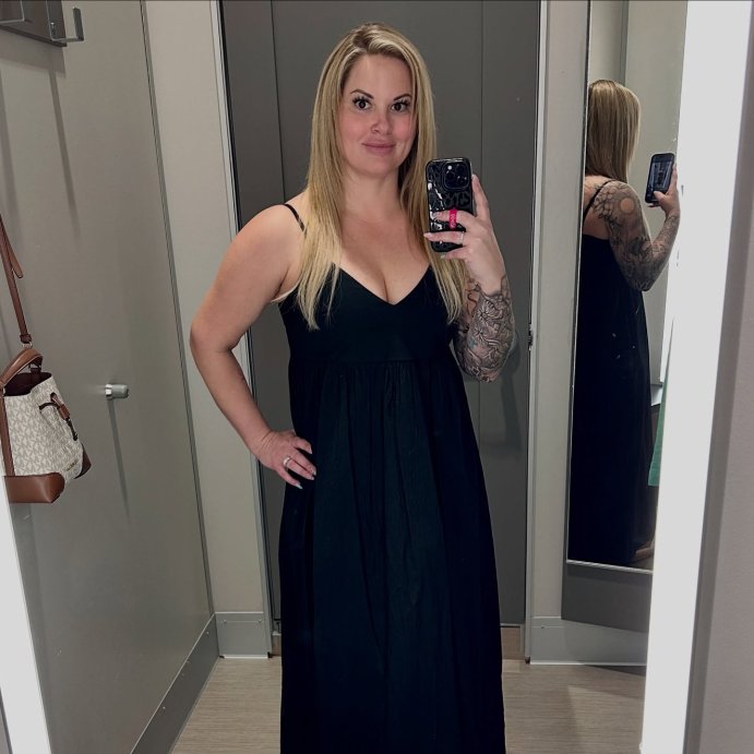 user image by @lalena84, Women's Seersucker Maxi A-Line Dress - A New Day™