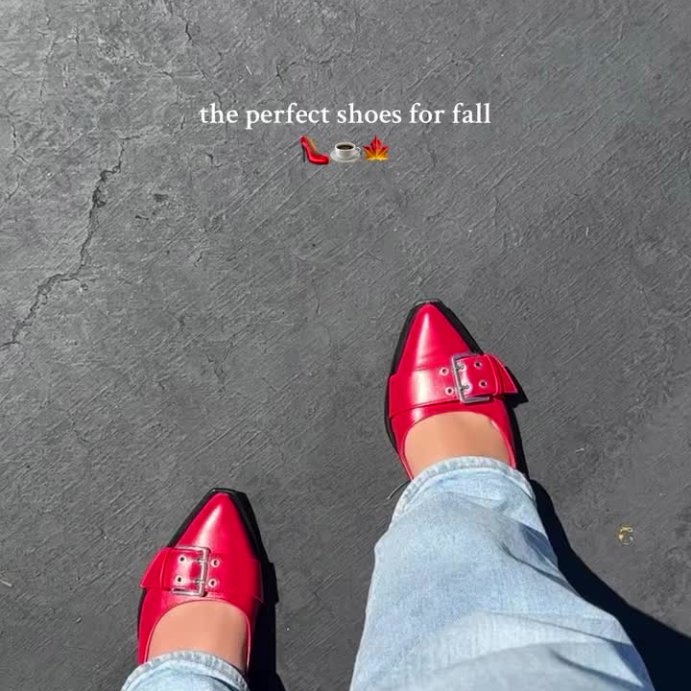 user image by @ssavannahbeau, Women's Peyton Double Buckle Slingback Flats with Memory Foam Insole - Wild Fable™
