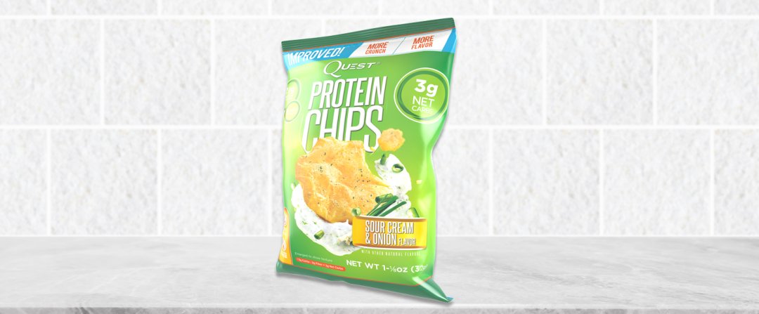 Shop Quest Nutrition Quest Protein Chips - Sour Cream & Onion (8 Bags) and more