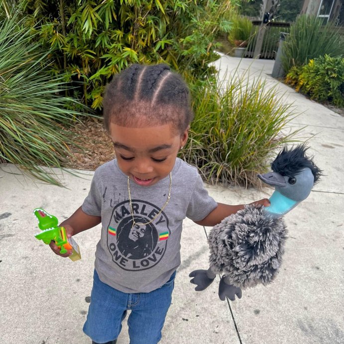 user image by @sabrinabelance, Toddler Boys' Bob Marley 'One Love' Short Sleeve Graphic T-Shirt - Gray