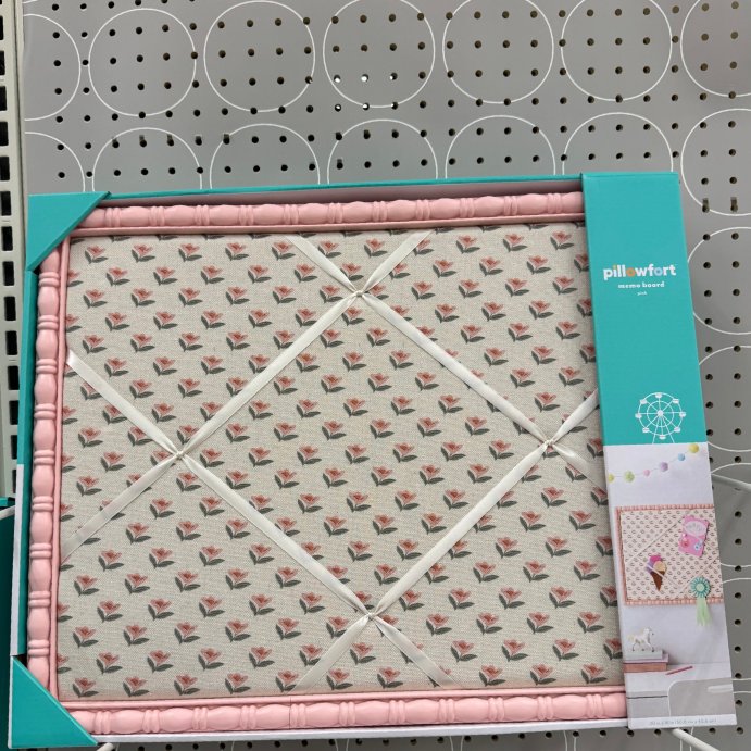 user image by thelangfordhouse, Pink Framed Fabric Kids&#39; Photo Memo Board - Pillowfort&#8482;