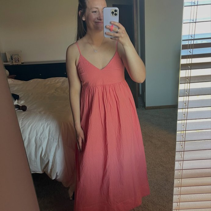 user image by @outfitswithinlaws, Women's Seersucker Maxi A-Line Dress - A New Day™