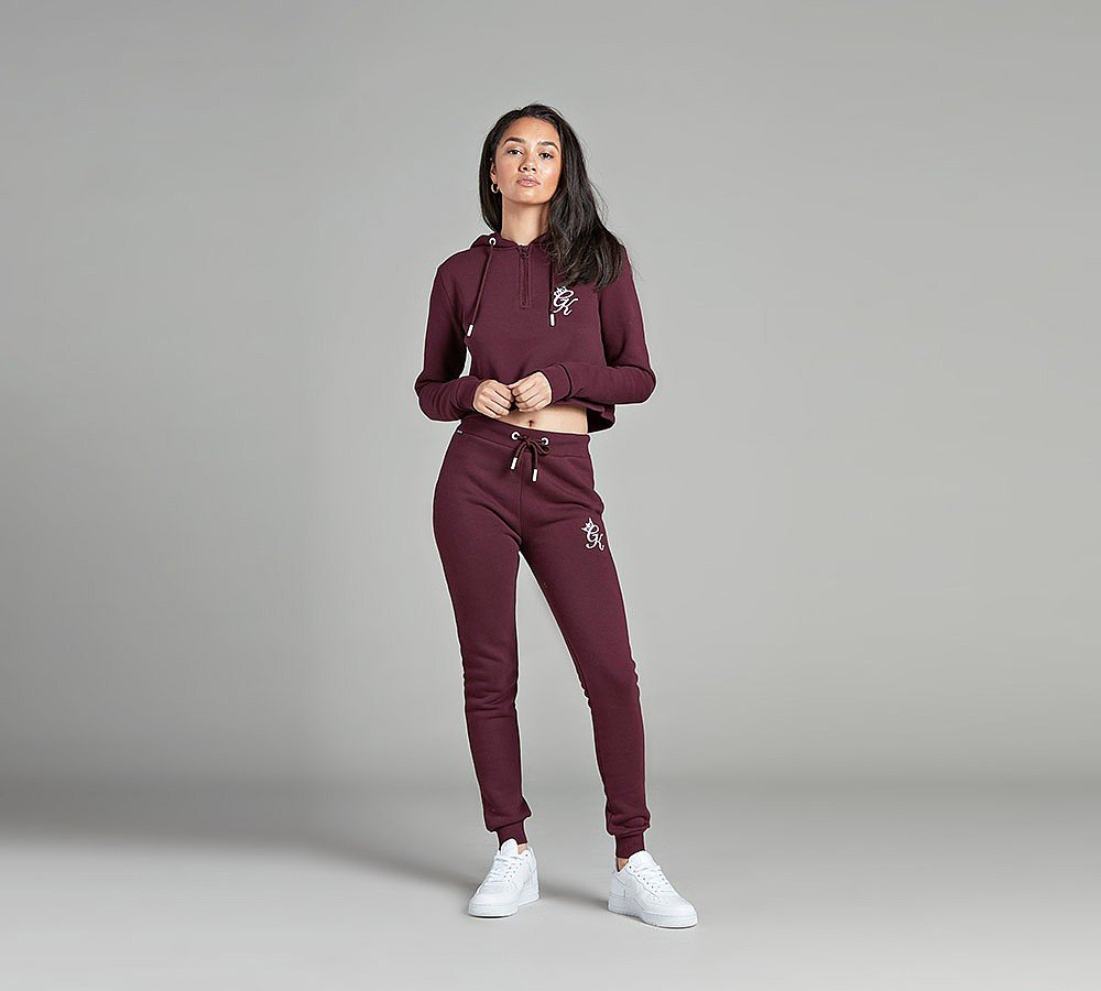 Gym king burgundy on sale tracksuit