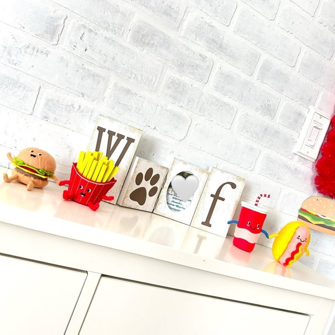 user image by @the_sweetest_experiences, Felt Duo Figural Decor Hotdog and Soda - Sun Squad&#8482;: Indoor Polyester Styrofoam Figurines