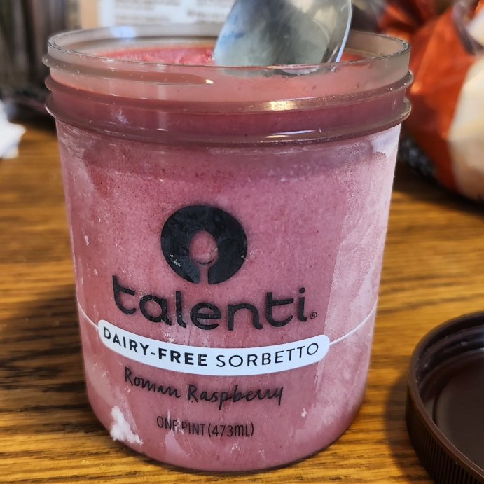user image by @violet.love18, Talenti Dairy-Free Frozen Roman Raspberry Sorbetto - 16oz