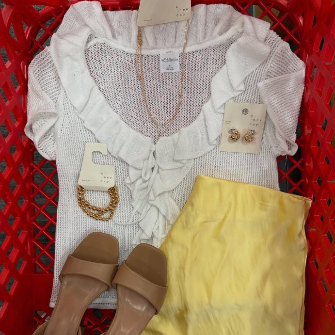 user image by @_targetxbri, Women's Ruffle Tie Cardigan - Wild Fable™