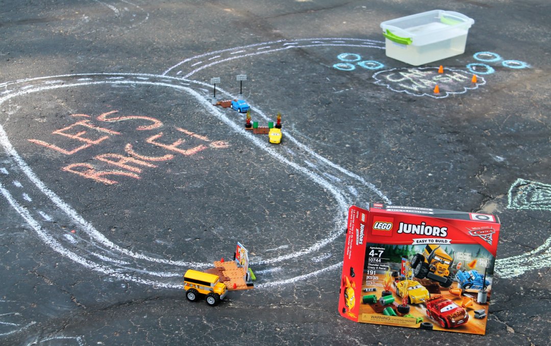 Disney•Pixar's Cars 3 Chalk Race Track & Car Wash Activity