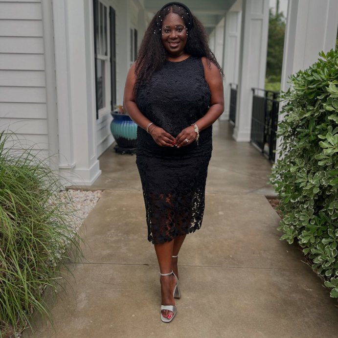 user image by @kolo_kouture, Women's Lace Shirt - A New Day™
