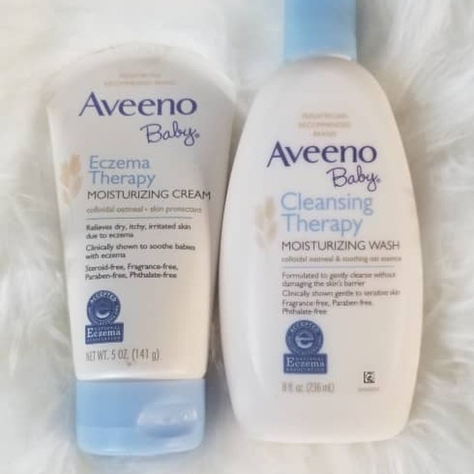 user image by Bridget , Aveeno Baby Cleansing Therapy Moisturizing Wash - 8 fl oz