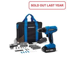 Shop Mastercraft 20V Cordless Drill/Driver with 76-pc Accessory Kit and case with PWRPOD 2 Ah Battery and Charger and more