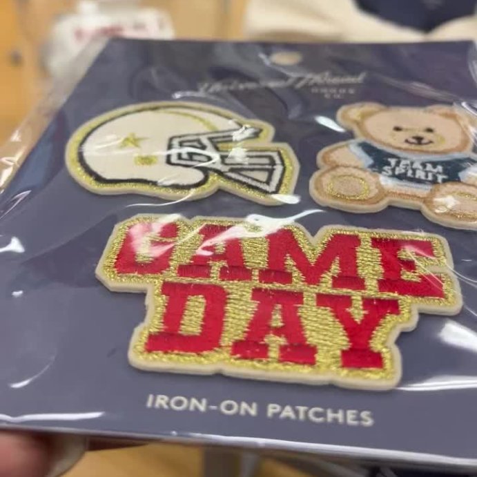 user image by @kolo_kouture, Helmet Teddy Bear Game Day Patch Set 3pc - Universal Thread&#8482; Multicolor
