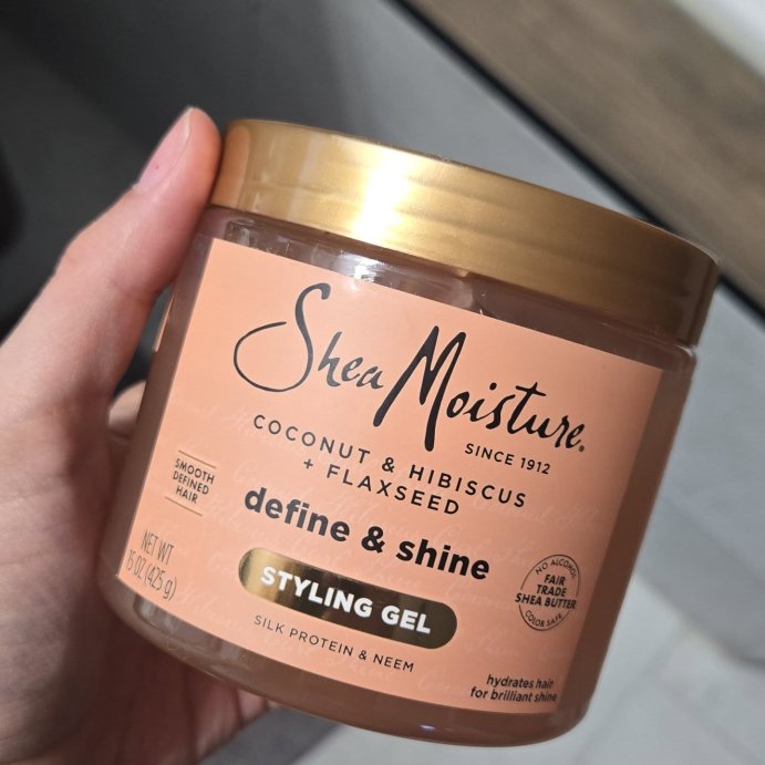 user image by @corchado_ugc, SheaMoisture Coconut &#38; Hibiscus + Flaxseed Defining Styling Hair Gel - 15oz