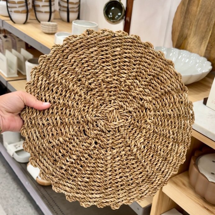 user image by @kaitlynmackenzee, Round Woven Charger - Hearth &#38; Hand&#8482; with Magnolia