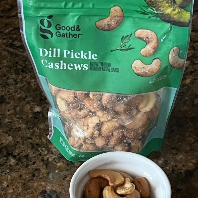 user image by @cathyshealthylife, Dill Pickle Cashews - 6oz - Good &#38; Gather&#8482;