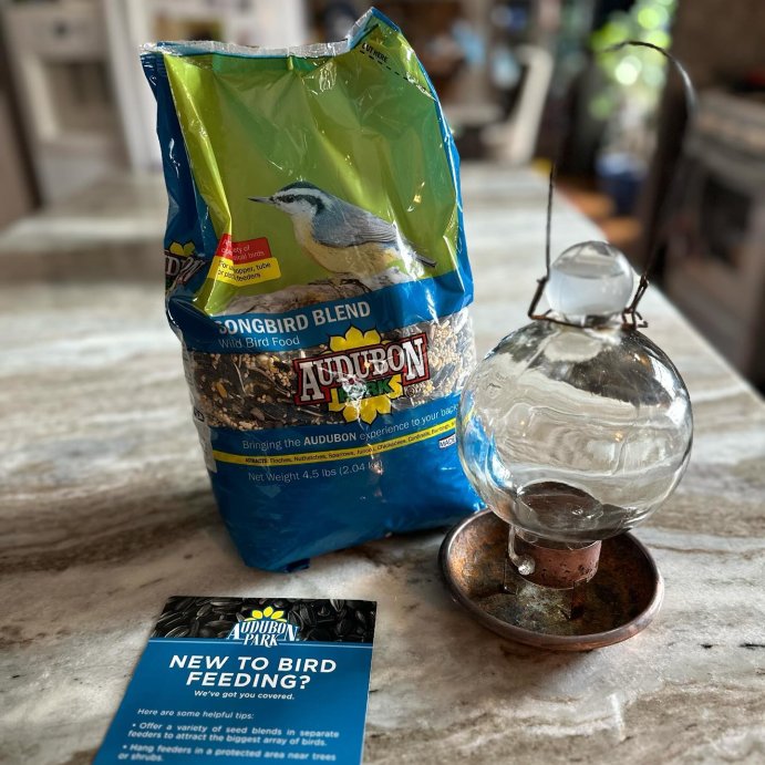 user image by @hey.bullseye, Audubon Park 4.5lb Songbird Blend Wild Bird Food: Attracts Colorful Birds, Nutritious Mix