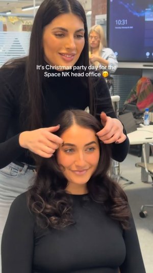 @spacenk&rsquo;s instagram video of Color Wow Color Wow Viral Volumizers Kit,Color Wow Color Wow Dream Smooth Kit,Living Proof Presenting Double the Clean,Living Proof Presenting Lasting Volume & Style,Oribe Obsessed Kit,Oribe Flat Brush