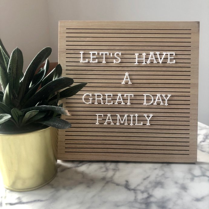 user image by mama4, 14&#34;x 14&#34; Wood Letter Board Brown - Threshold&#8482;: MDF Traditional Typography Wall Sign Panel, No Battery Required