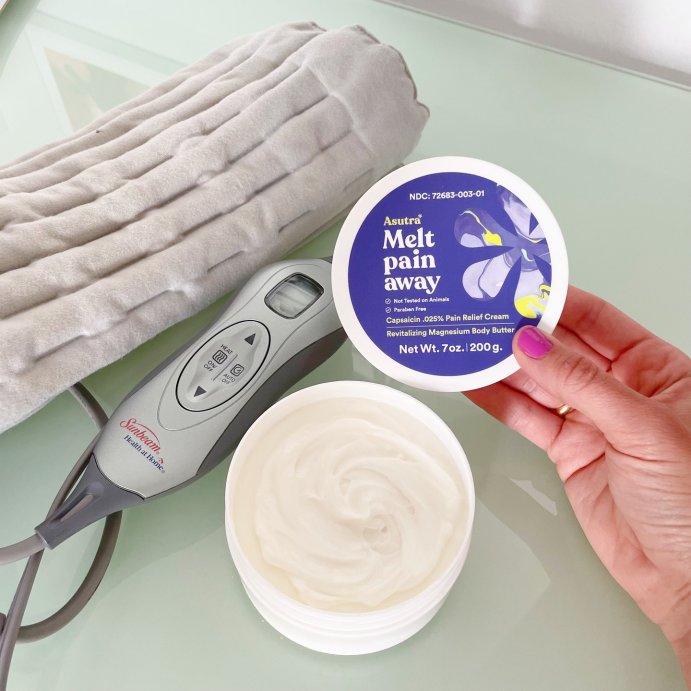 user image by @connieloves2run, Asutra Melt Pain Away Natural Pain Relief Magnesium Capsaicin Body Butter - 7oz