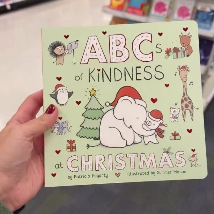 user image by @honeyrooroo, ABCs of Kindness at Christmas - (Books of Kindness) by  Patricia Hegarty (Board Book)