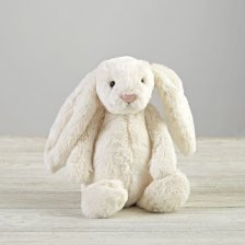 Shop Jellycat ® White Bunny Stuffed Animal and more