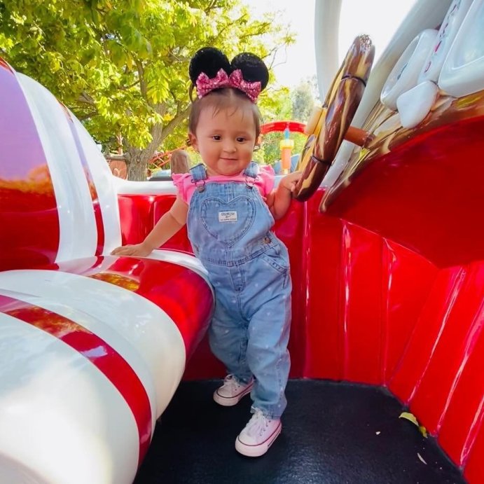 user image by @chloeee_p, OshKosh B'gosh Toddler Girls' Heart Denim Overalls - Light Blue