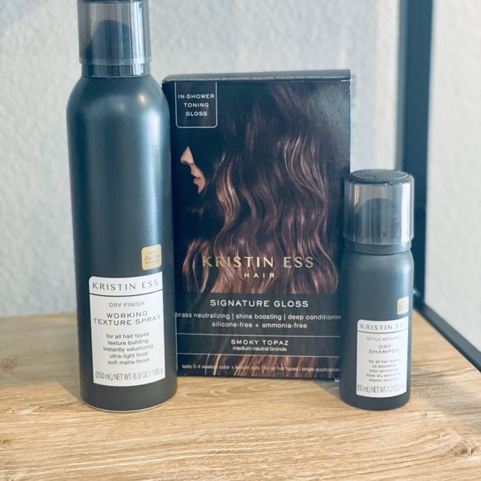 user image by @nowinthesouth, Kristin Ess Hair Dry Finish Working Texture Hair Spray, Volumizing + Texturizing Styler - 7oz