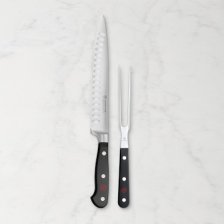 Shop Wusthof Classic Straight Carving Knife & Meat Fork Set and more Shop Wusthof Classic Straight Carving Knife & Meat Fork Set and more