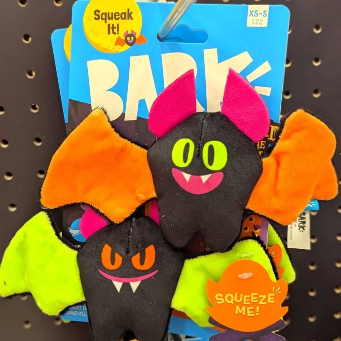 user image by @heartsandhaunts, BARK Afraid of the Bark Halloween Screech and Squeak Animal Plush Dog Toy