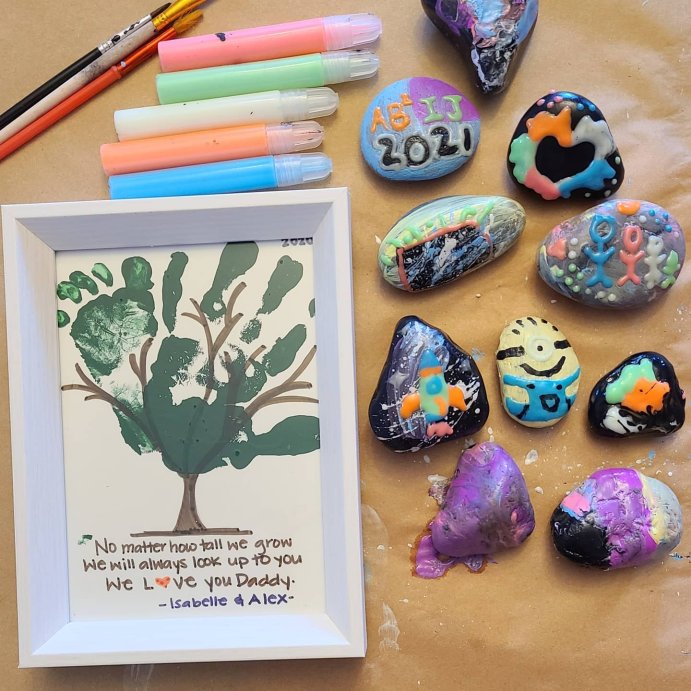 user image by @jaybelles7, Creativity for Kids Glow in the Dark Rock Painting Kit: DIY Art for Kids Activities, Painted Rock Kits, Ages 6+