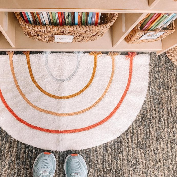 user image by @happyclassroomhappylife, Rainbow Kids&#39; Bath Rug - Pillowfort&#8482;