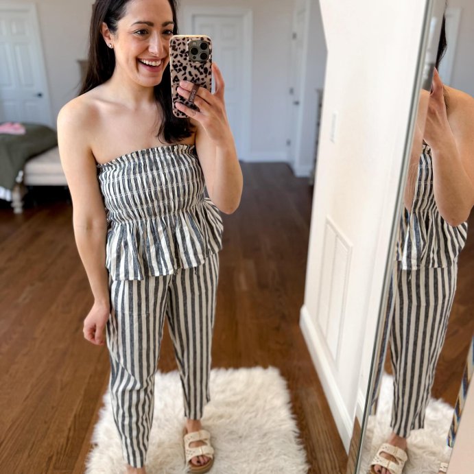 user image by @msnafashion, Women's Peplum Tube Top - Universal Thread™