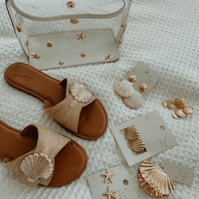 user image by @thesavannahk, Starfish Post Earrings - A New Day&#8482; Gold