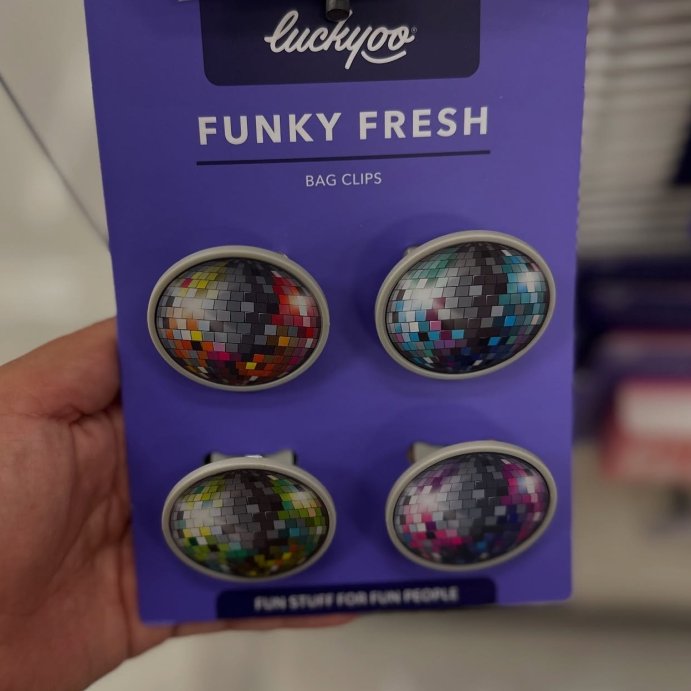 user image by @lavidatarget, Fred &#38; Friends 4pk Luckyoo Funky Fresh Bag Clips