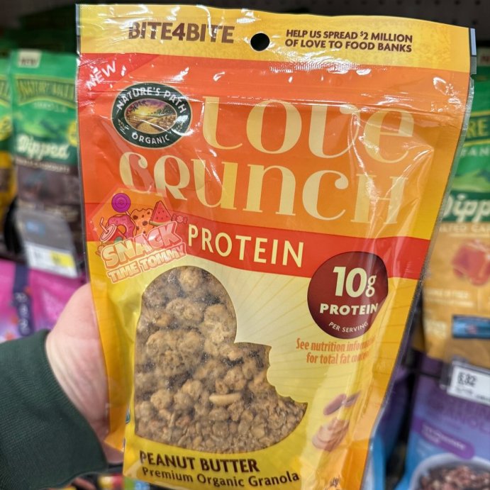 user image by @snack_time_tommy, Nature&#39;s Path Love Crunch Protein Peanut Butter Granola - 11oz