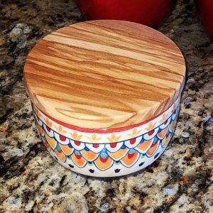 Williams Sonoma Sicily Ceramic Spice Box