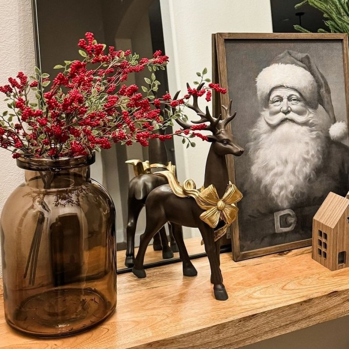 user image by @belfamhome, Tinted Glass Jug Vase Amber - Hearth & Hand™ with Magnolia