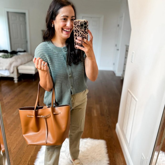 user image by @msnafashion, Women's Pointelle Sweater Vest - Universal Thread™