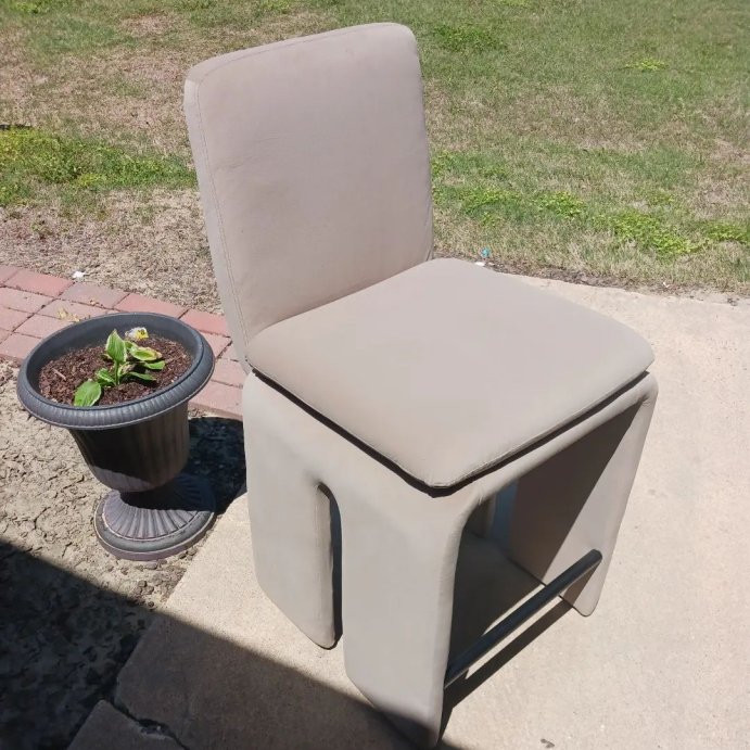 user image by @veronicawalker51, Safflower Sculptural Dining Chair Dark Tan - Threshold™